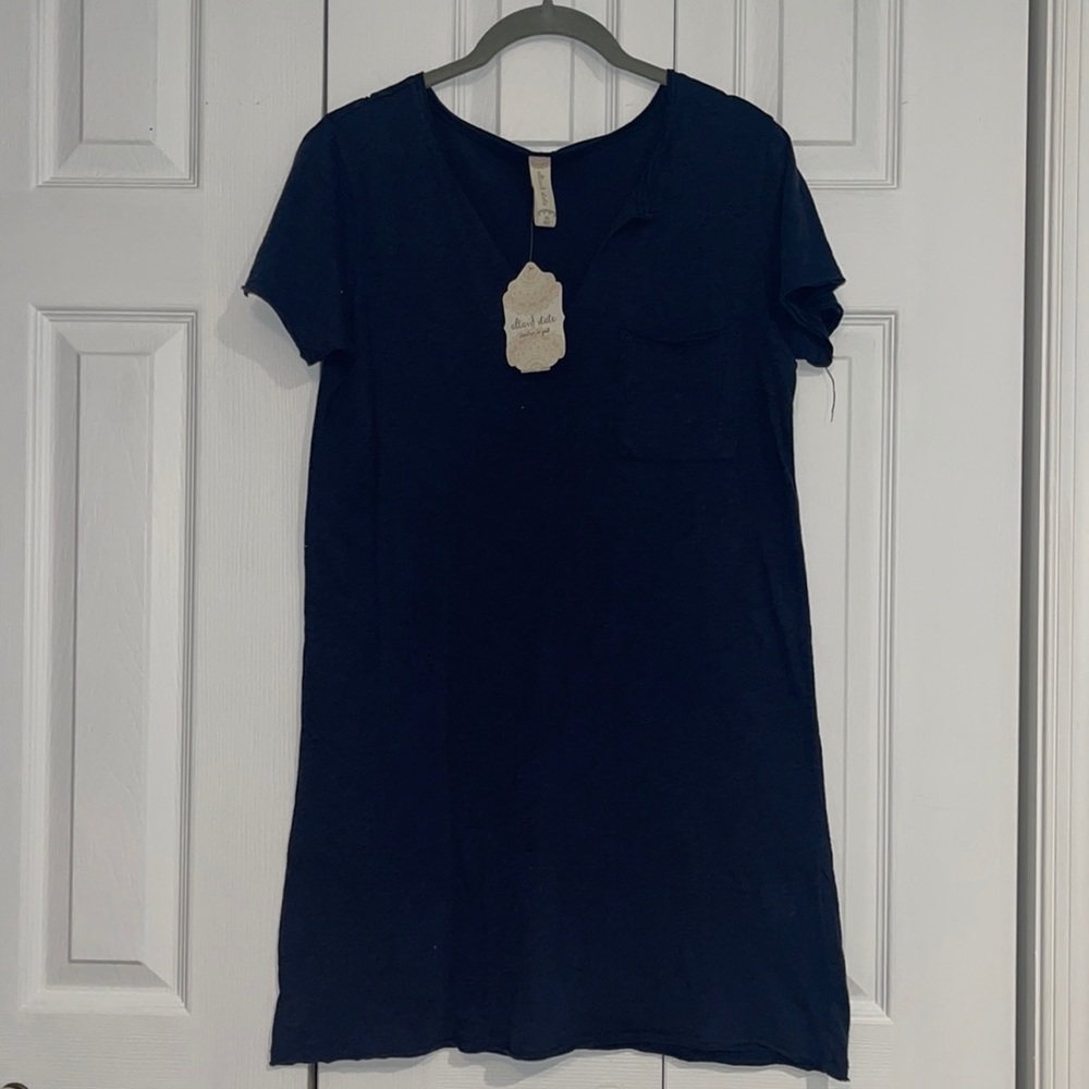 Navy Altard State T Shirt Dress
